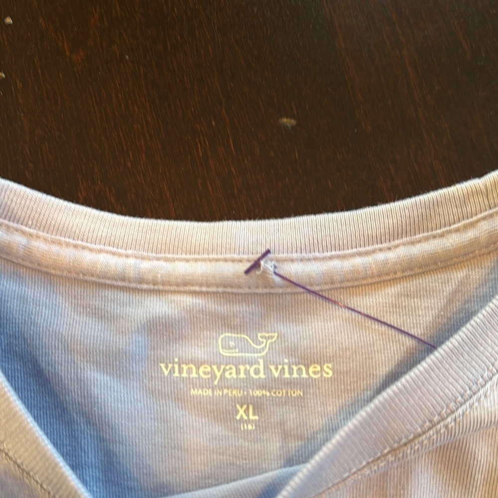 Vineyard Vines Light Blue Long Sleeve Tee - Picture 2 of 3